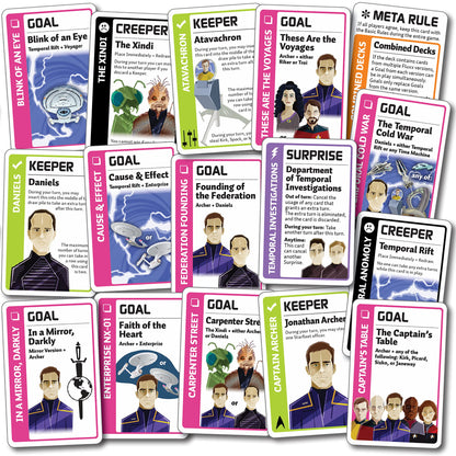 Looney Labs Star Trek Fluxx Archer Expansion - Comprehensive Content with Star Trek Enterprise Theme 2