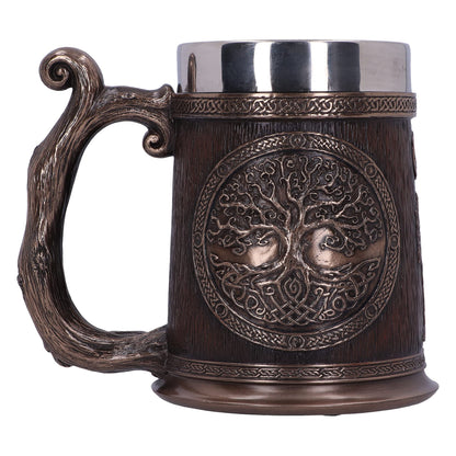 Bronze Tree of Life Tankard 16cm Drinking Mug 5