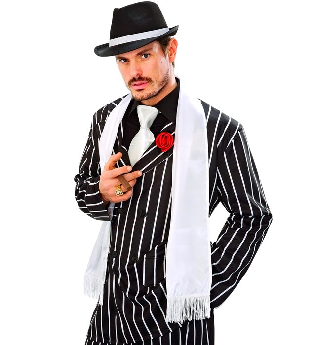 White Satin Scarf