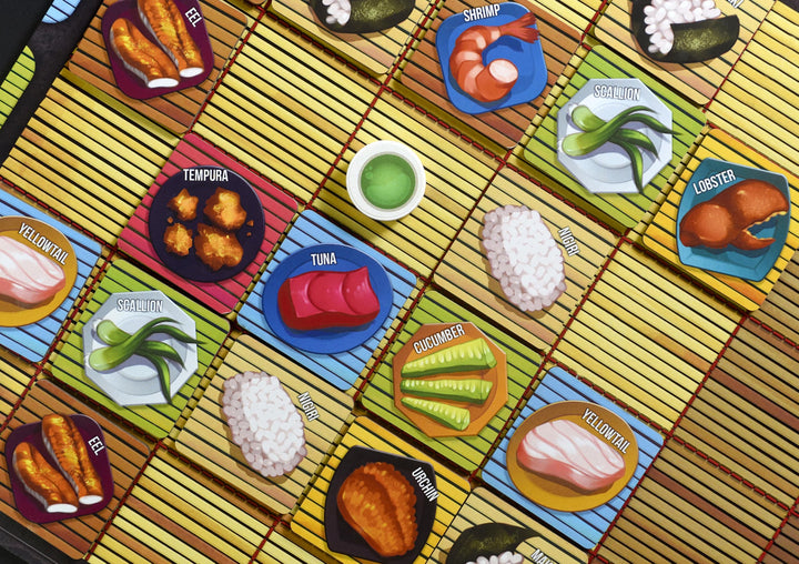 KTBG Maki Master Competitive Tile Placement Sushi Chef Card Game – Cook Food Masterpieces with Style – Perfect for Kids Ages 8+ and Family Game Night, for 1 to 4 Players & 30 to 60 Min Playtime