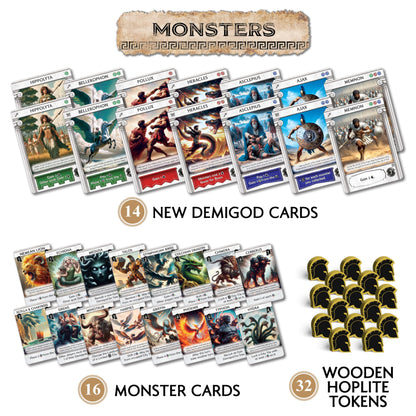Monsters and Mandates Pantheum Expansion Board Game by Archwood 2