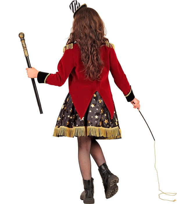 Ringmaster  Dress With Tutu Underskirt, Jacket, Mini Hat 