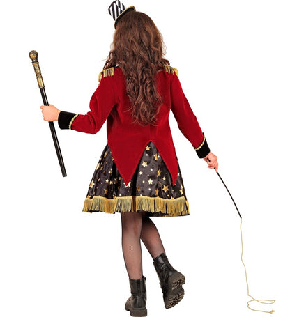Ringmaster  Dress With Tutu Underskirt, Jacket, Mini Hat 