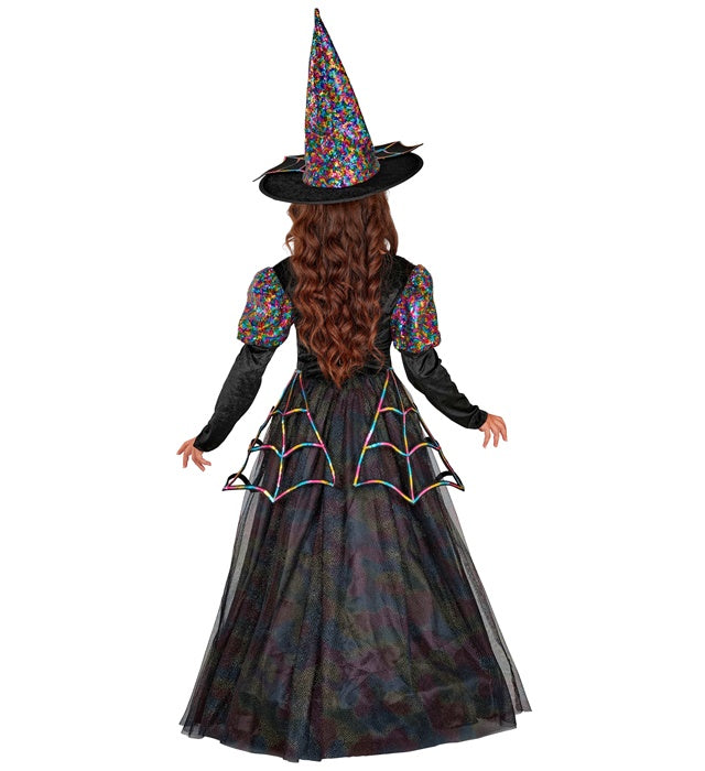Witch  Dress With Wire Hoop Petticoat, Hat 