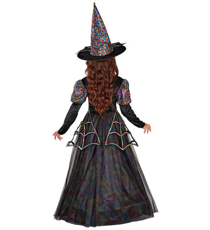 Witch  Dress With Wire Hoop Petticoat, Hat 
