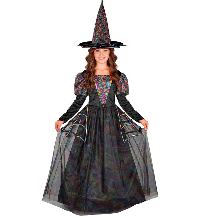 Witch  Dress With Wire Hoop Petticoat, Hat 