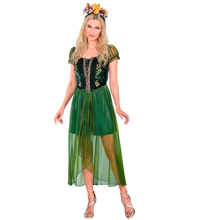 Forest Queen  Dress, Headpiece 