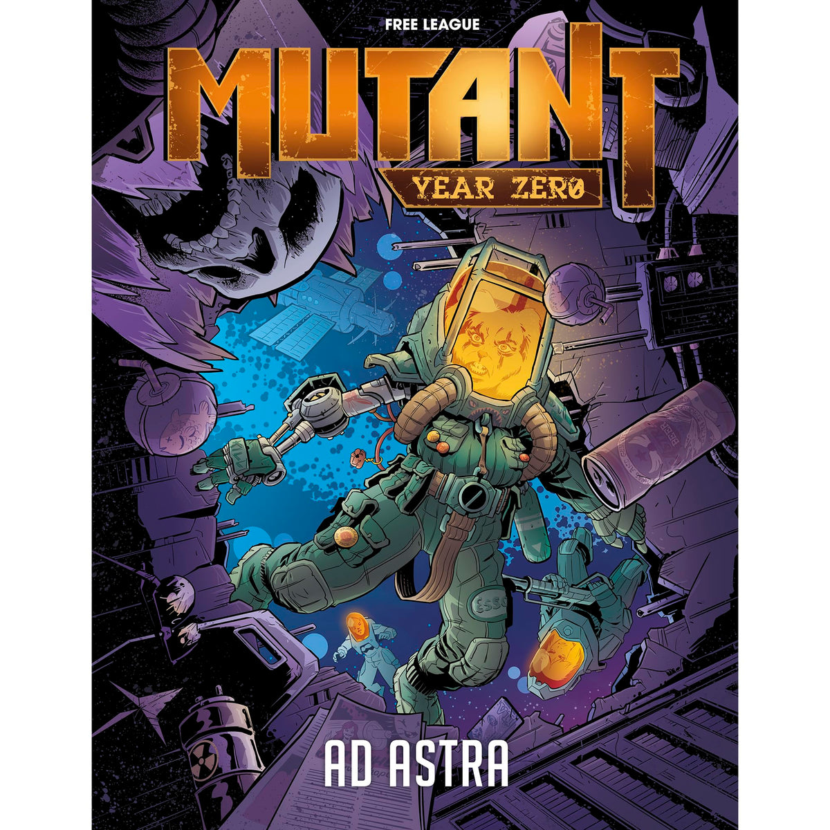 Mutant Year Zero Ad Astra Hardback RPG Book 4