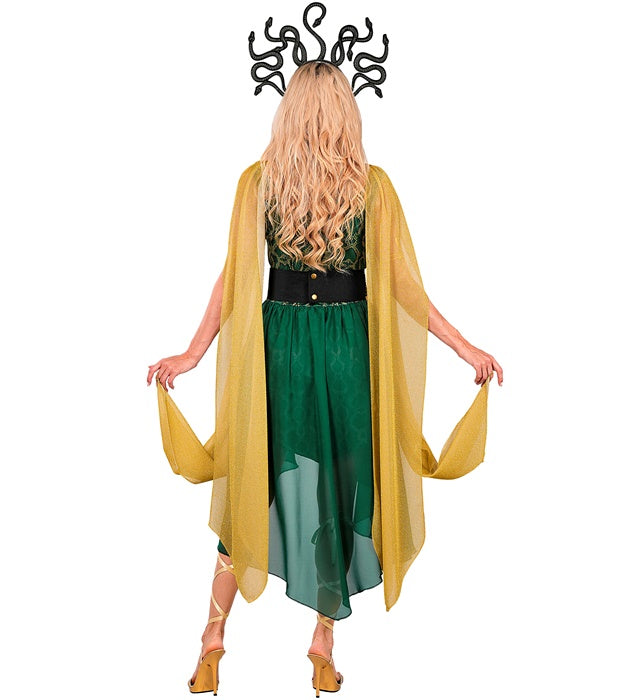 Medusa  Dress, Belt, Pin, Headpiece 