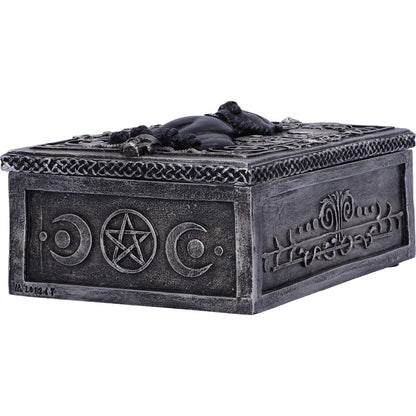 Familiar Spell Black Cat Sigil Trinket Box 13.7cm 7