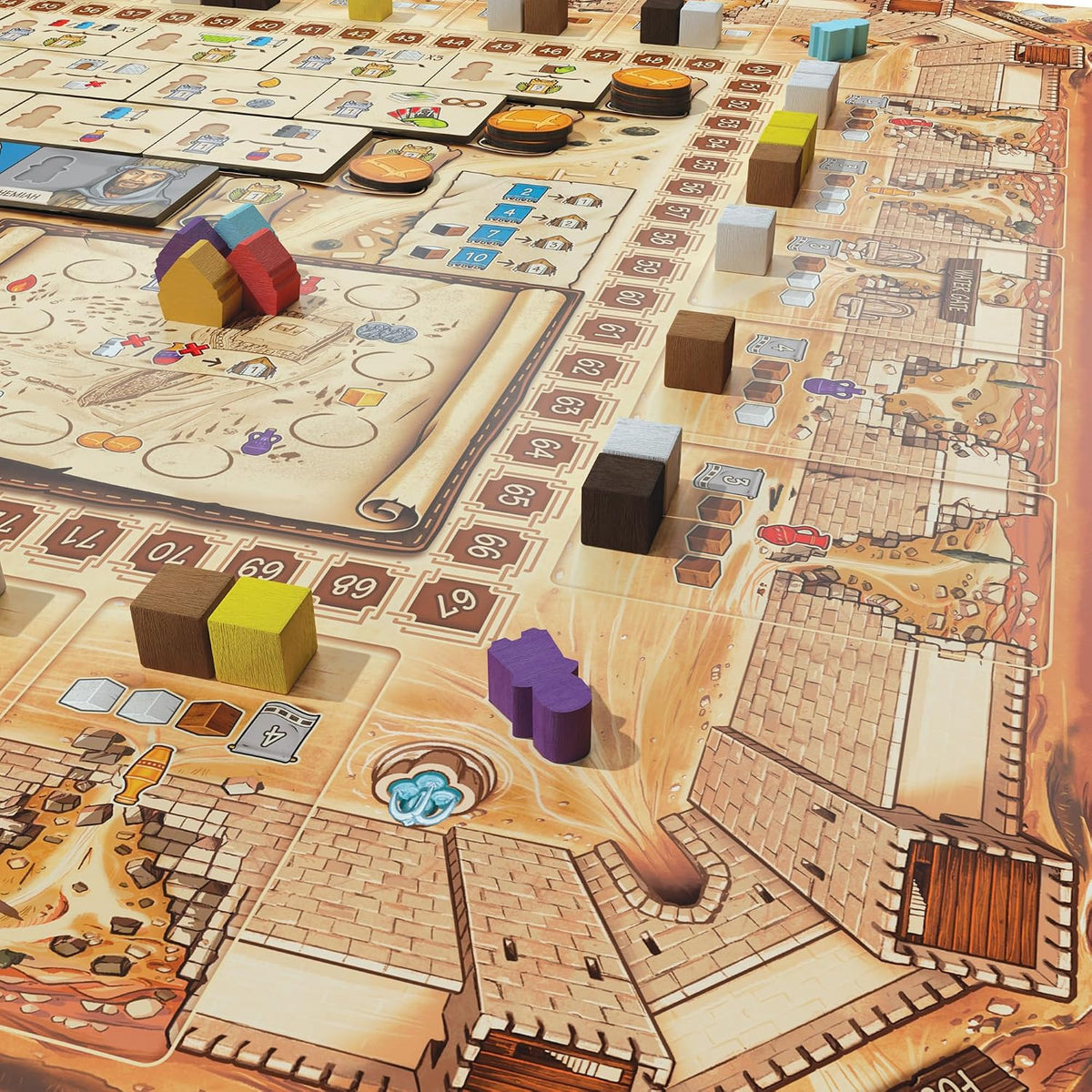 Ezra and Nehemiah Ancient Jerusalem Strategy Board Game