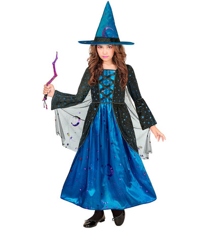 Witch  Dress With Veil, Hat 