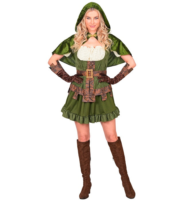 Robin Of Sherwood  Dress, Belt, Capelet, Gloves 
