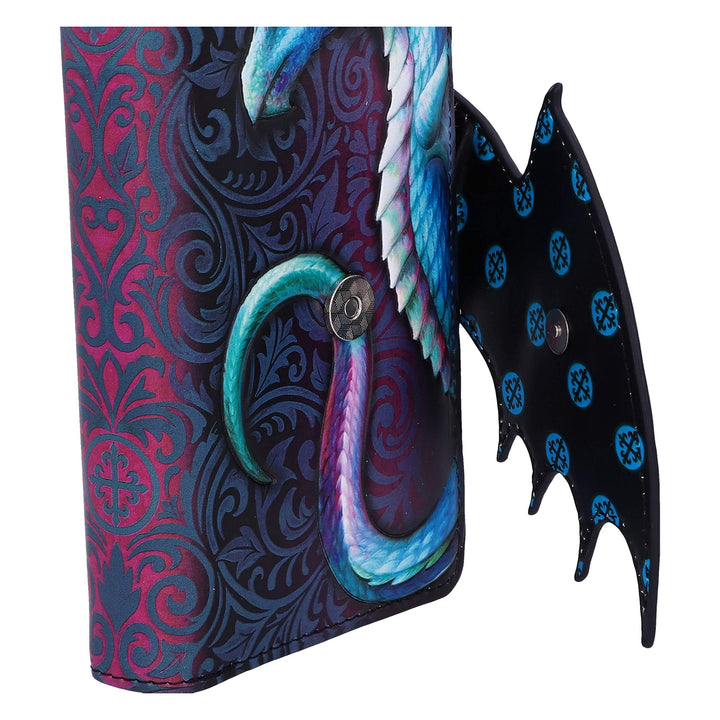 Take Flight Purse Blue Dragon Wallet Embossed 18.5cm