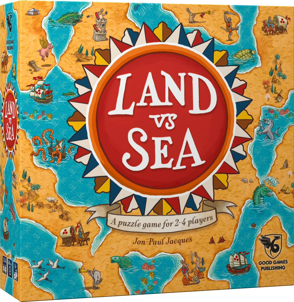 Land vs Sea Board Game by Good Games Publishing 1