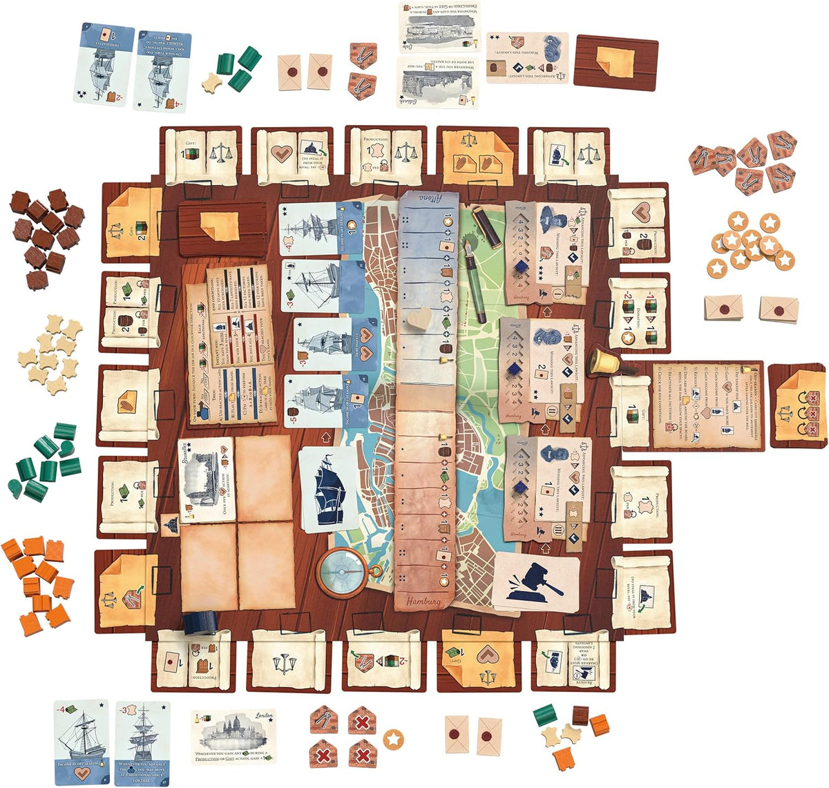 Rival Cities Strategy Board Game