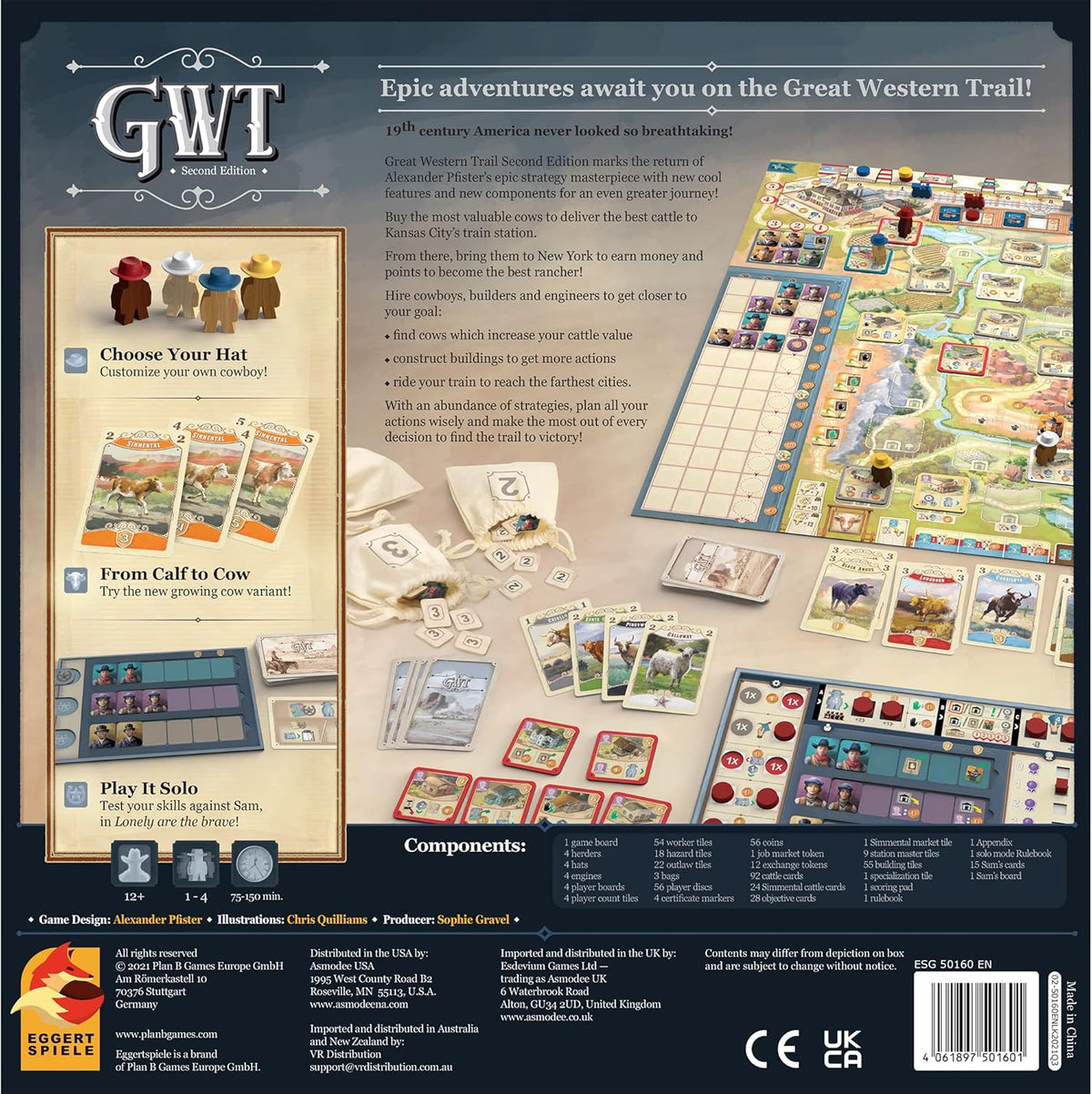 Great Western Trail 2nd Edition Board Game by Lookout Spiele