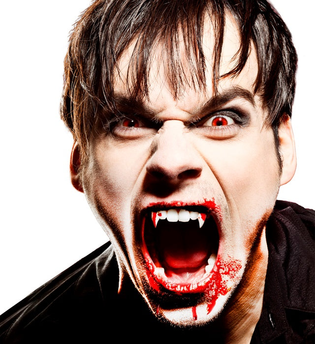 Vampire Denture With 4 Blood Capsules