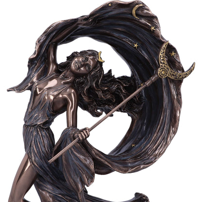Bronze Nyx Greek Goddess of the Night Starry Sky Figurine 27.5cm 5