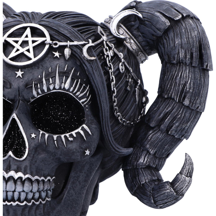 Drop Dead Gorgeous Solve and Coagula Baphomet Doll Skull 20.5cm