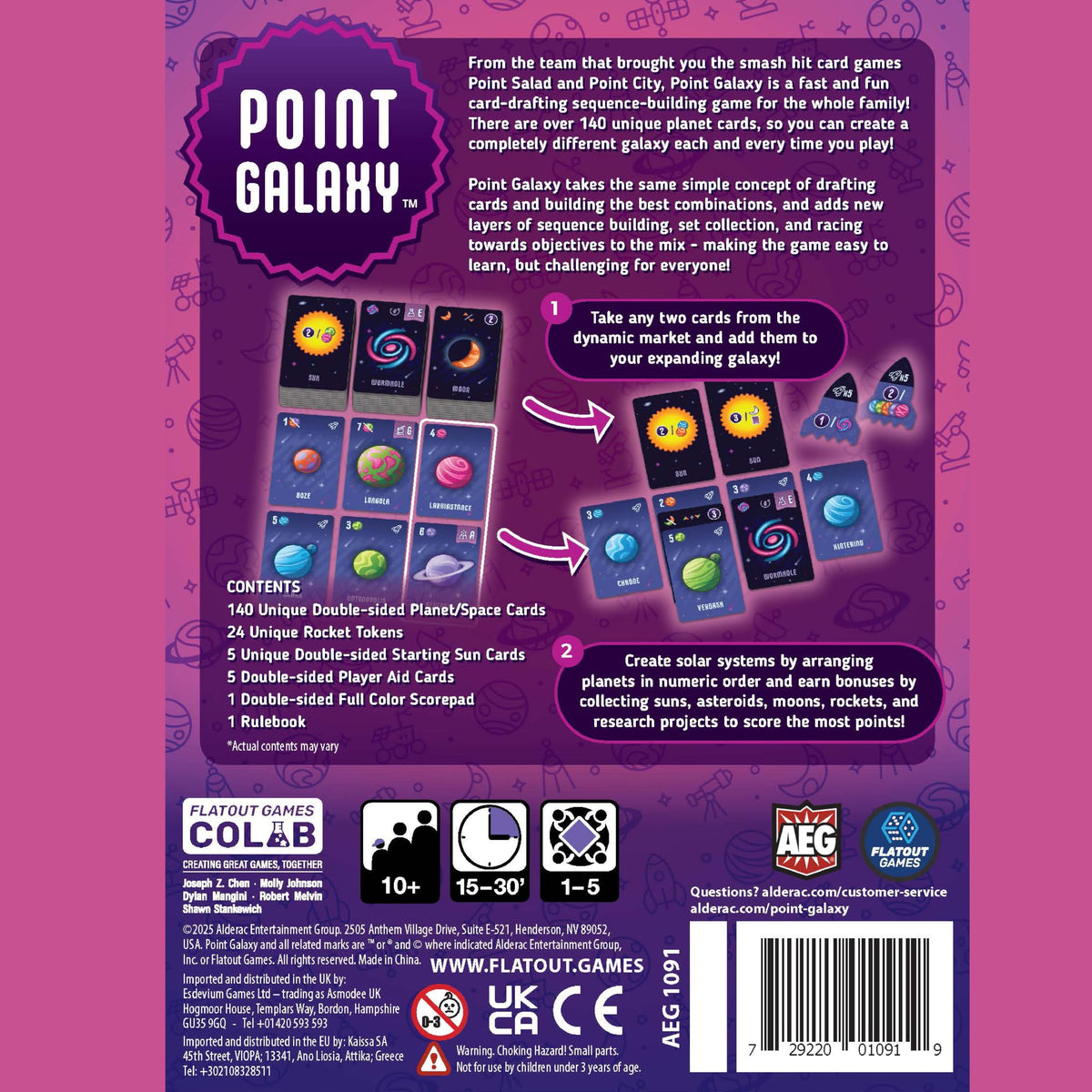 Point Galaxy Board Game by Alderac Entertainment Group 2