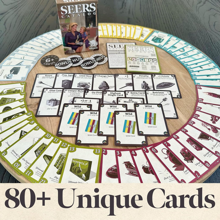 Seers Catalog Card Game by Bezier