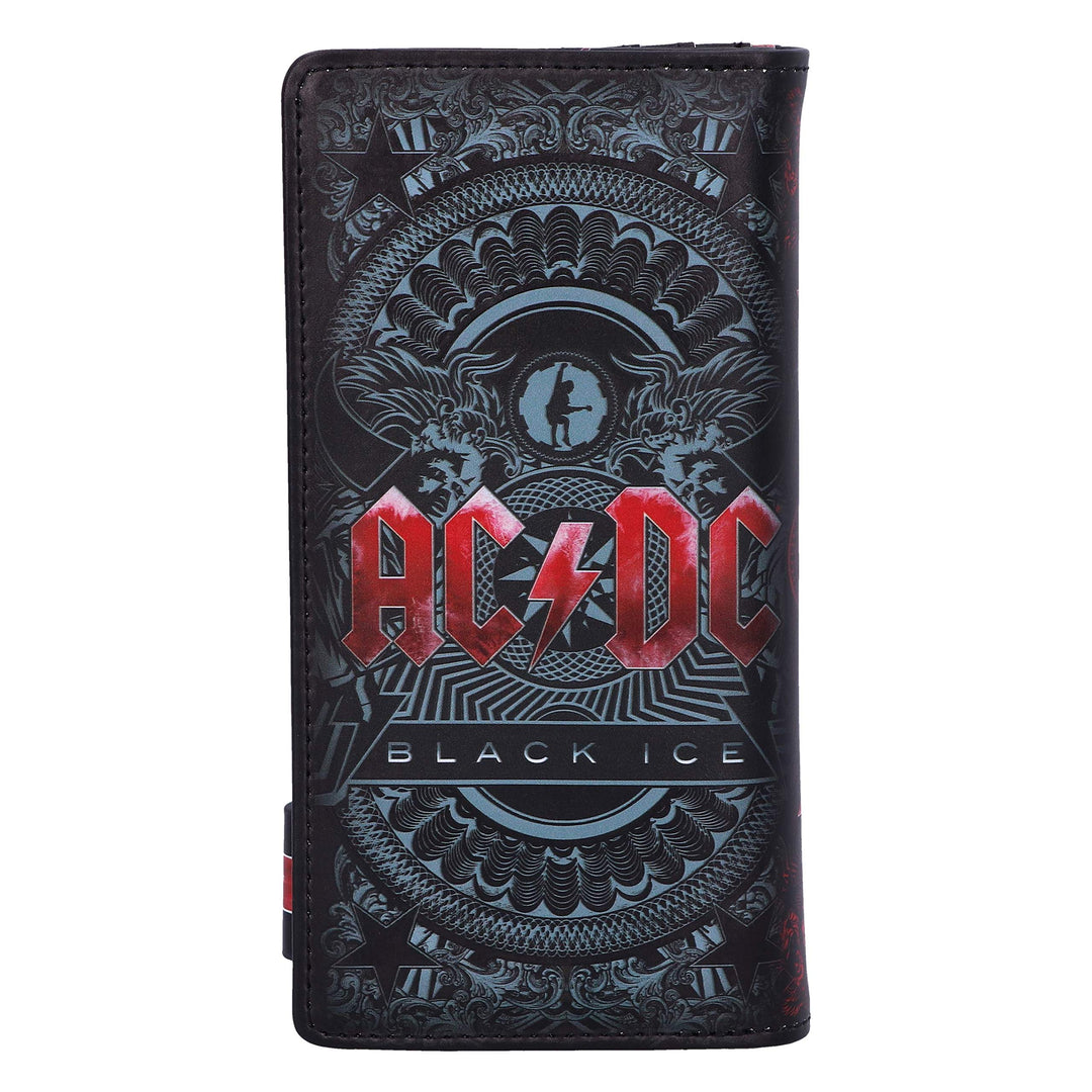 ACDC Black Ice Album Embossed Purse Wallet 18.5cm Officially Licensed