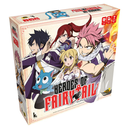 Japanime Games Heroes of Fairy Tail | from The Publisher of Champions of Midgard | Assemble Your Team and Become The Hero Fiore Deserves | 2-4 Players | 15-30 Min | Ages 10+ 1