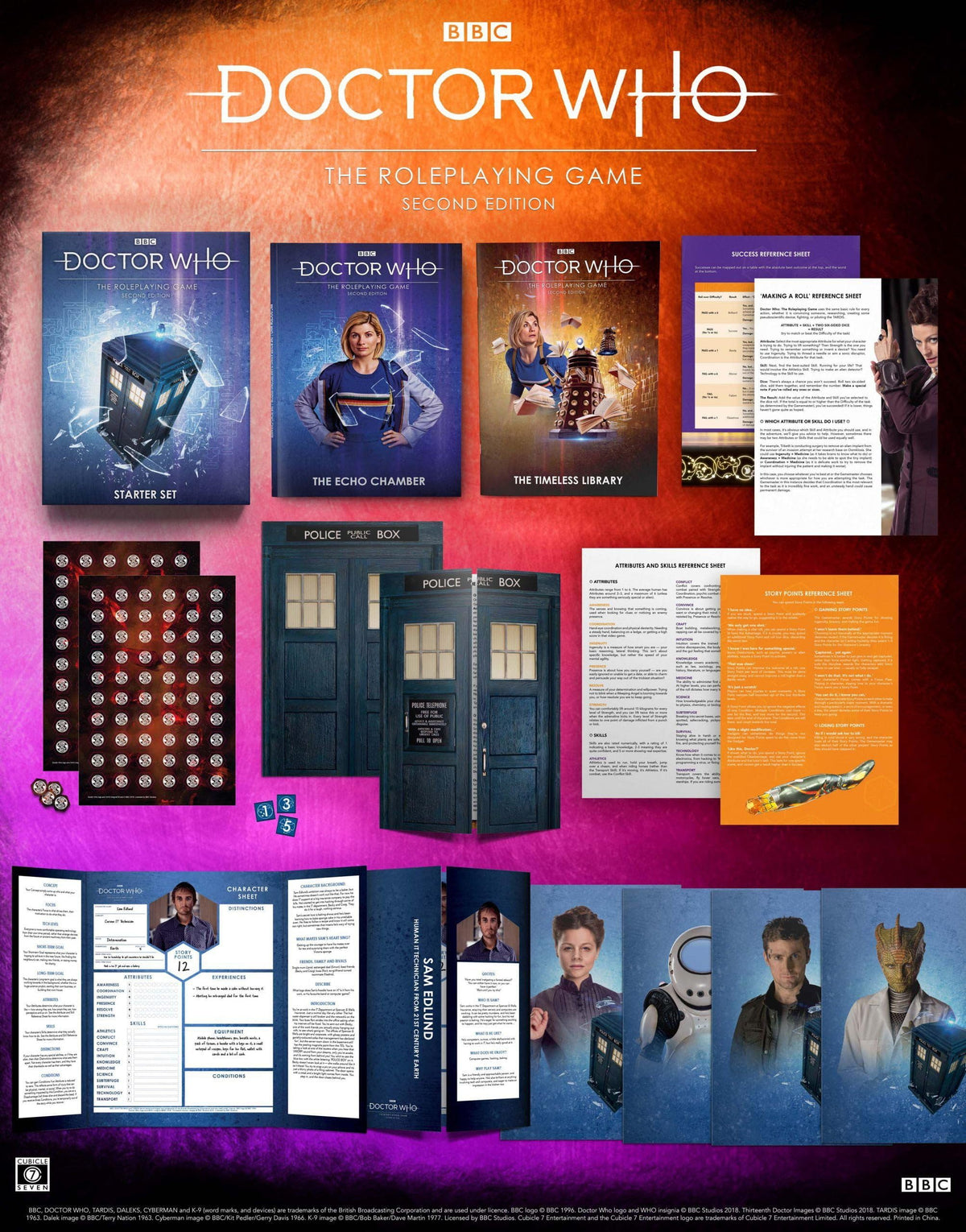 Doctor Who The Roleplaying Game Starter Set Second Edition by Cubicle Seven 3