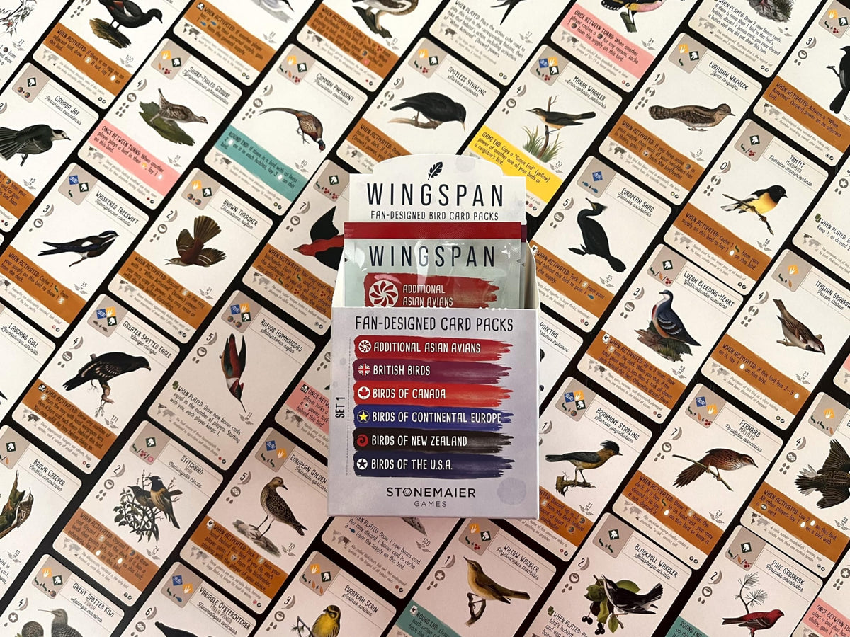 Retailer Display Box for Wingspan Fan Designed Packs Board Game by Stonemaier 6