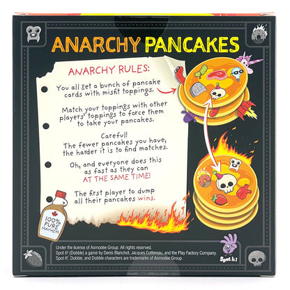 Dobble Anarchy Pancakes Clutch Box Card Game