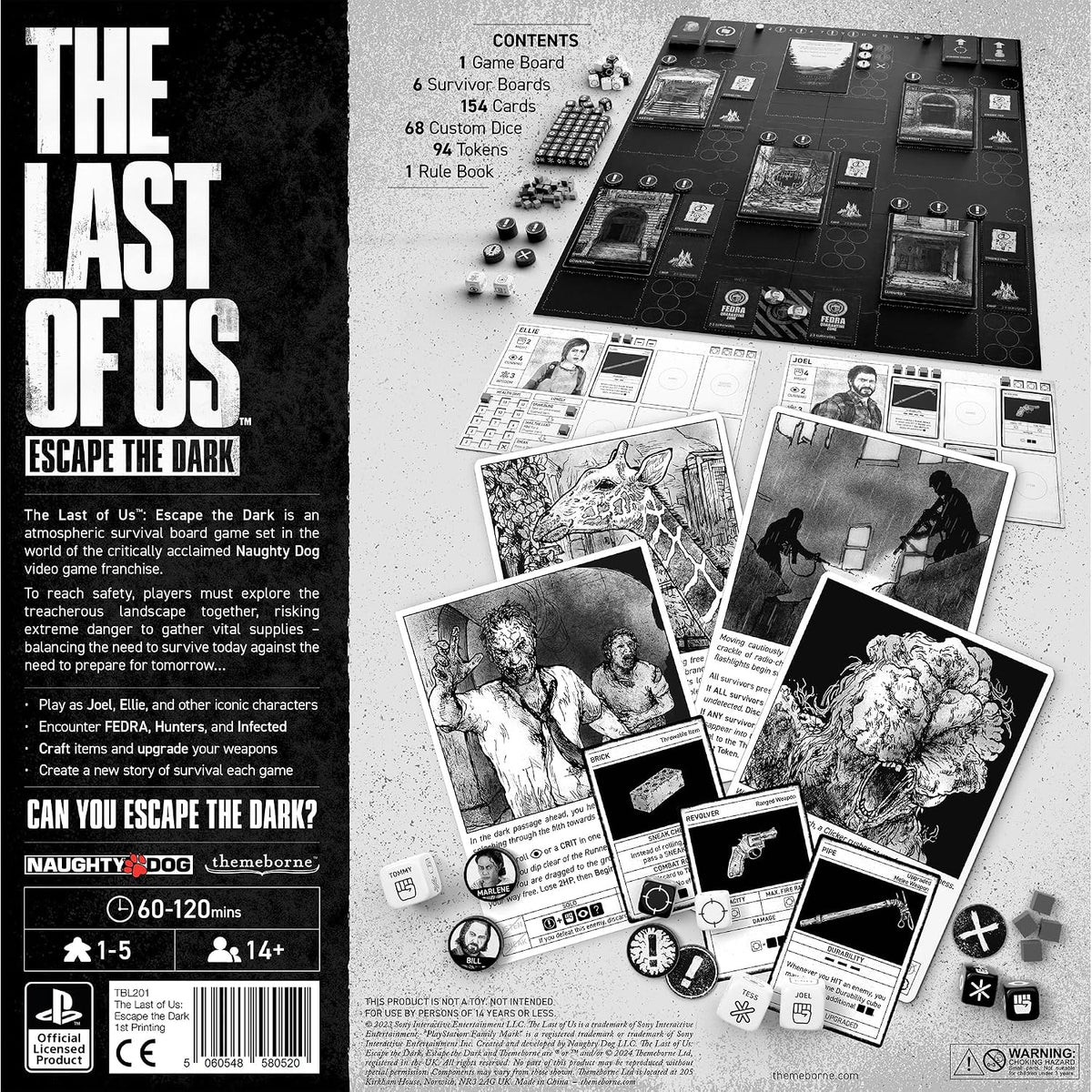 The Last of Us Escape the Dark Board Game
