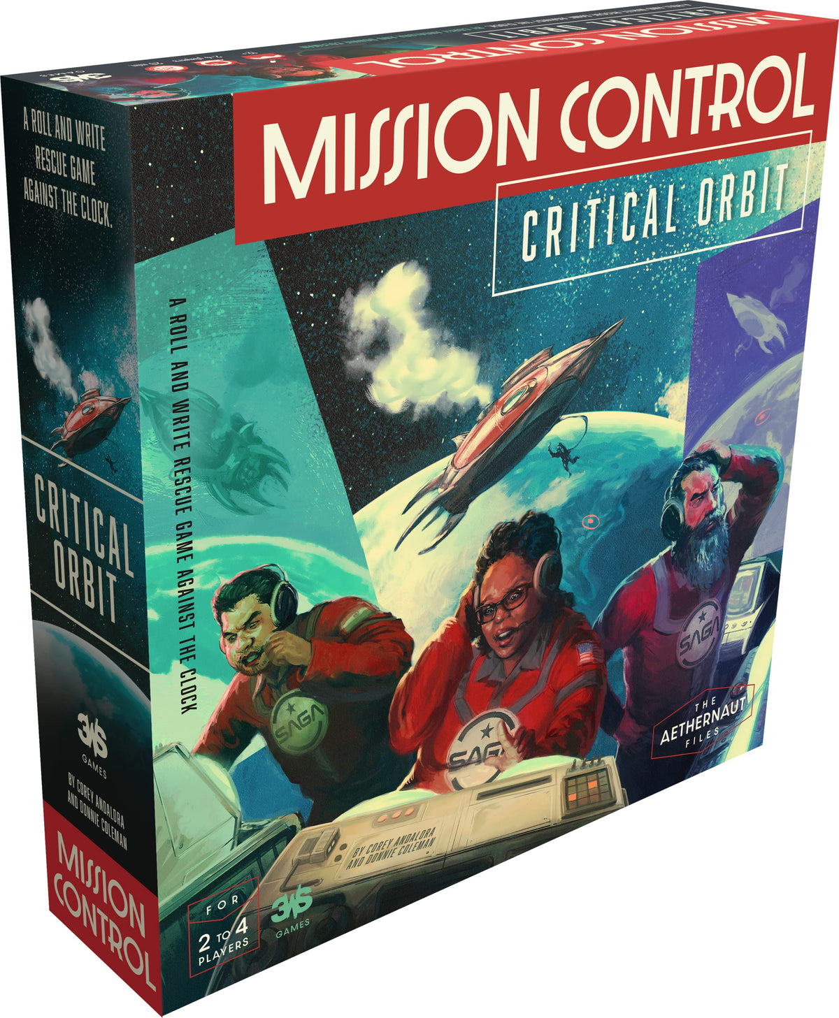 Mission Control Critical Orbit by Th3rd World Studios, Strategy Board Game 1