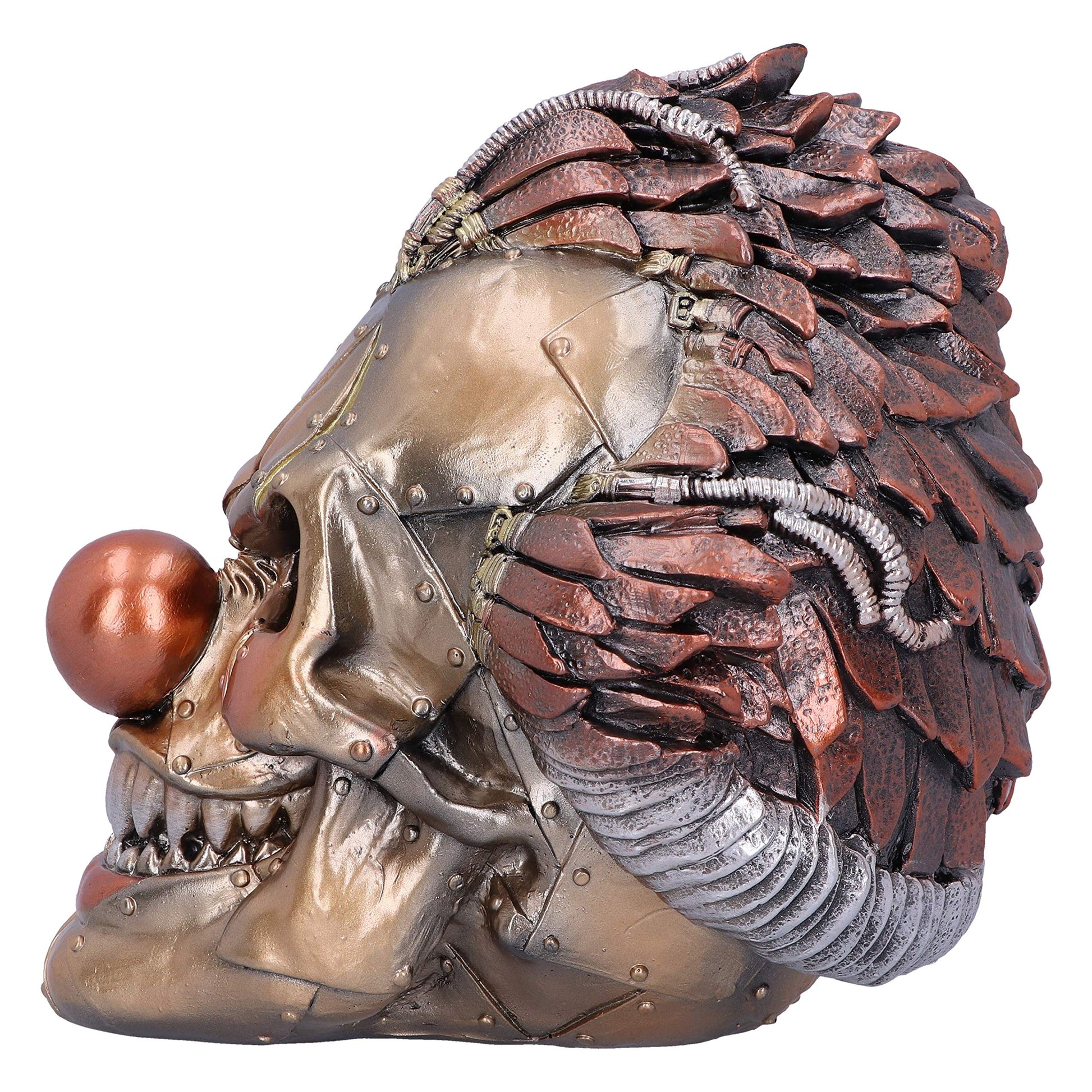 Mechanical Laughter Horror Steampunk Clown Skull Ornament 18cm 4