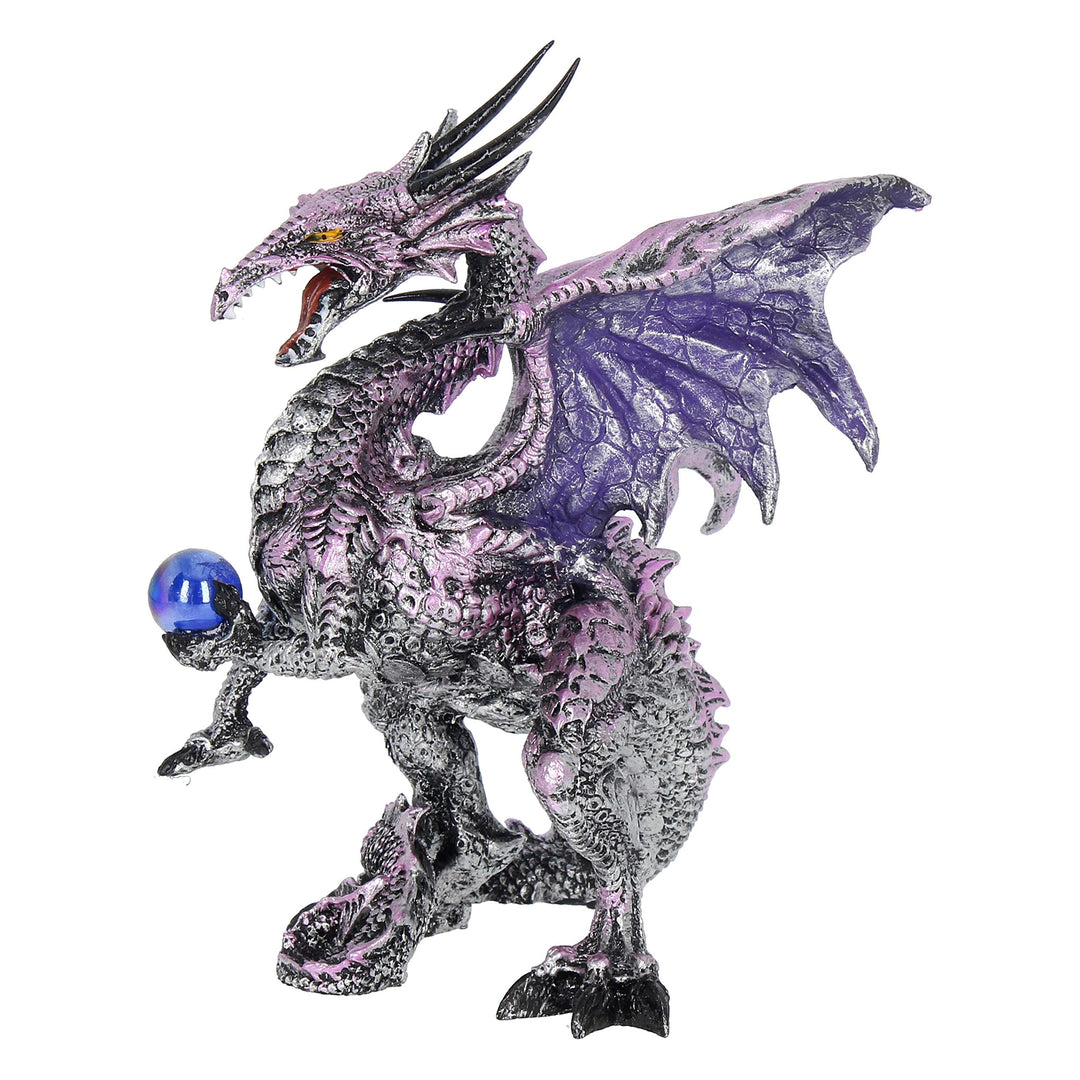 Purple Dragon Protector Fantasy Figurine 14.5cm