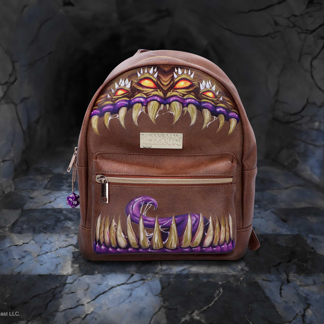 Dungeons Dragons Mimic Brown Backpack 28cm
