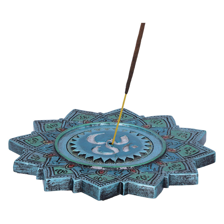 Set of 4 Om Sacred Sound Hindu Symbol ShabdaBrahman Incense Stick Burner 13.5cm