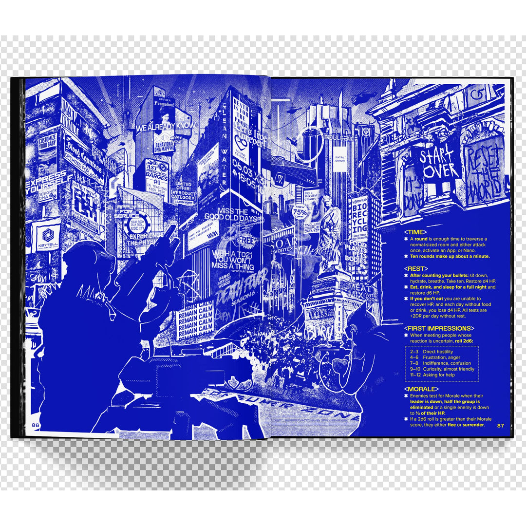 Free League Publishing CY_Borg Core Rulebook - Hardback Book, SciFi RPG Medium, Purple