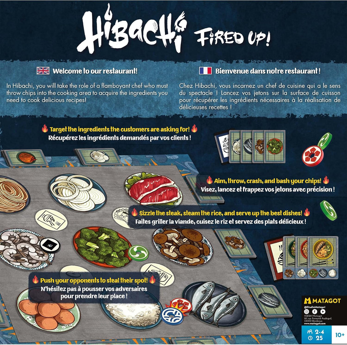 Hibachi Fired Up Board Game