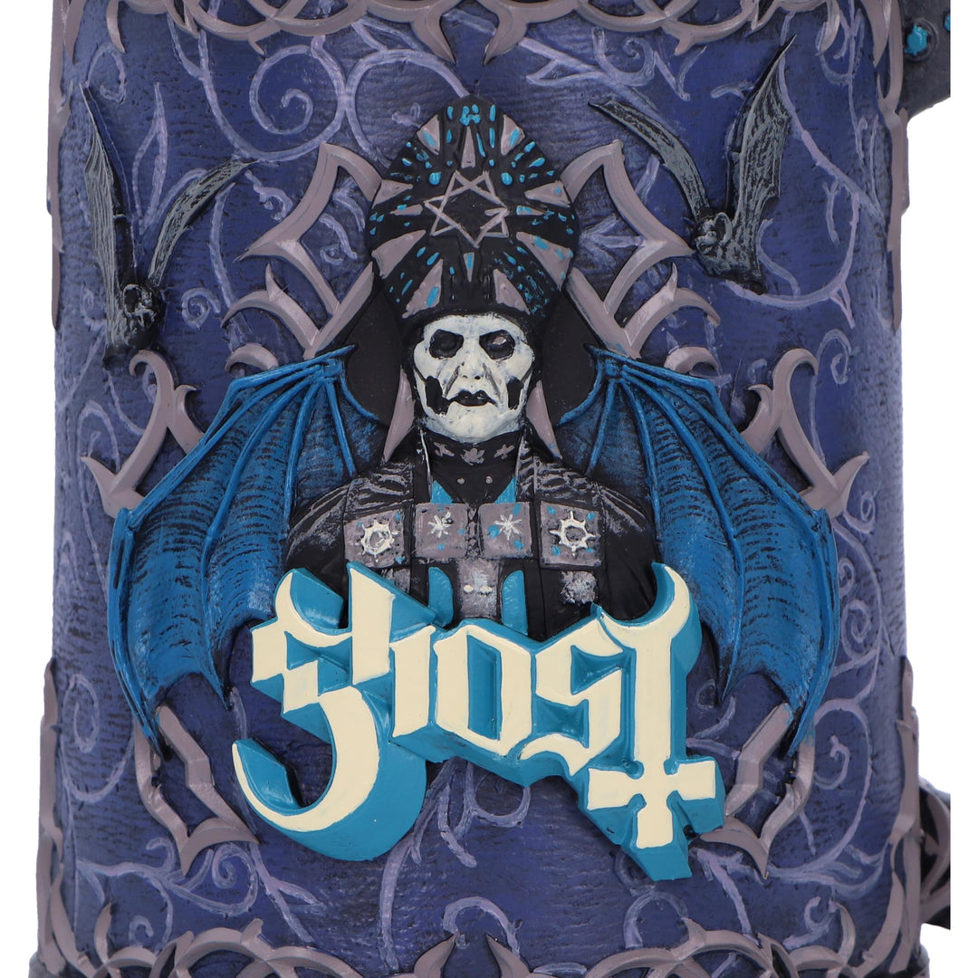 Ghost Papa Emeritus Evolution Tankard in Blue 18.5cm