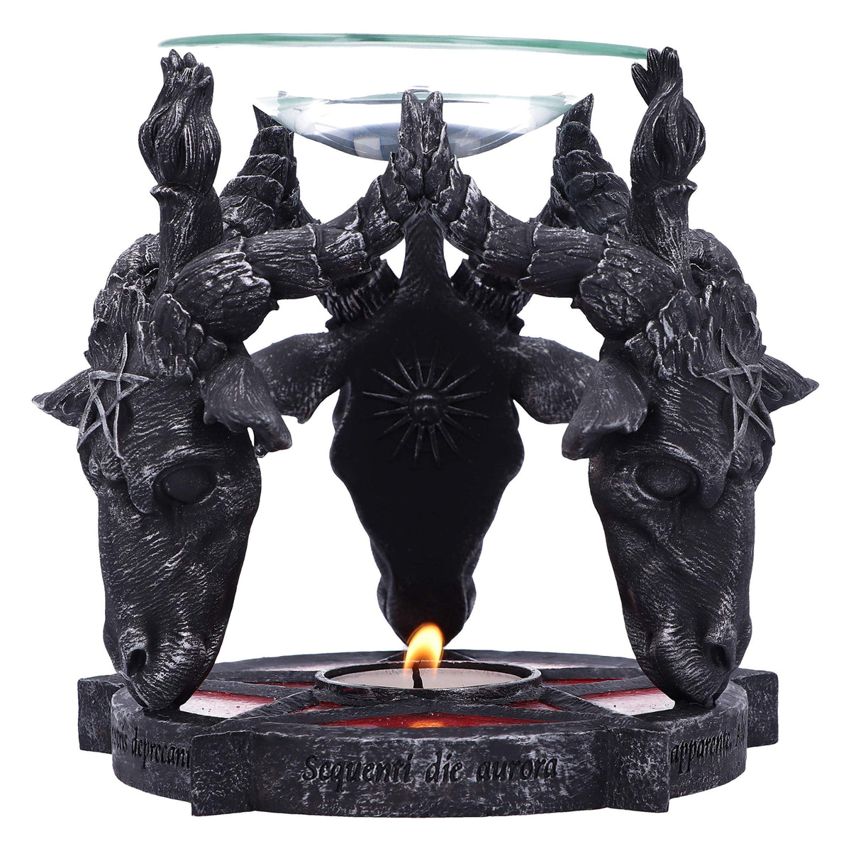 Occult Baphomet Head Oil Burner 13.5cm 3