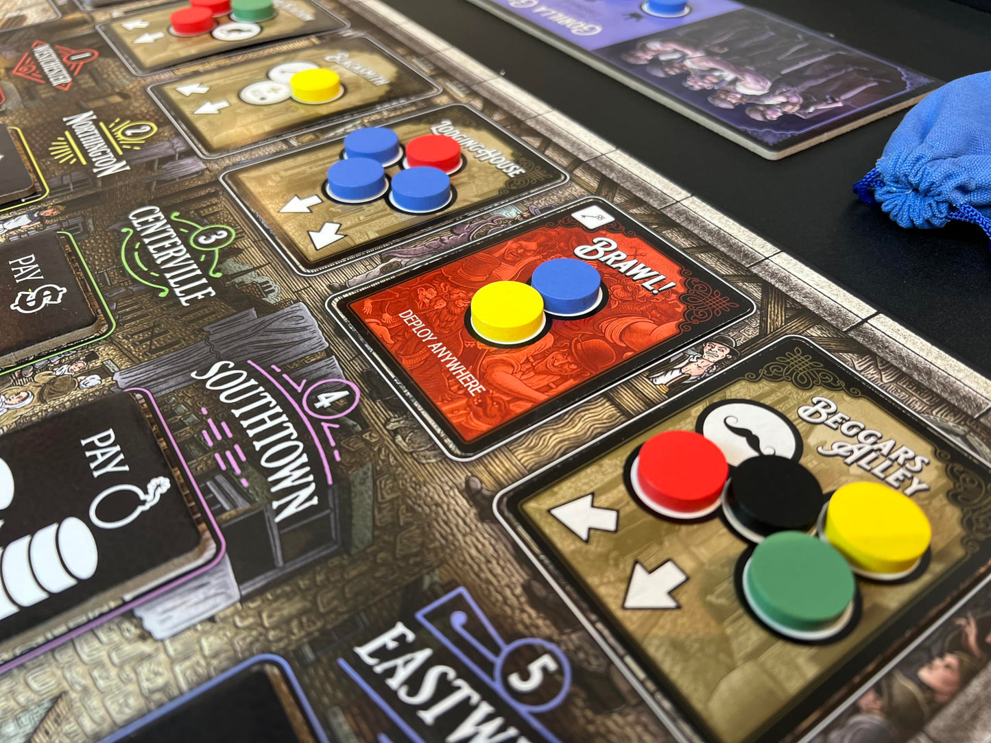 5 Wards Board Game Competitive Strategy for Adults and Families from Frown Clowns 5
