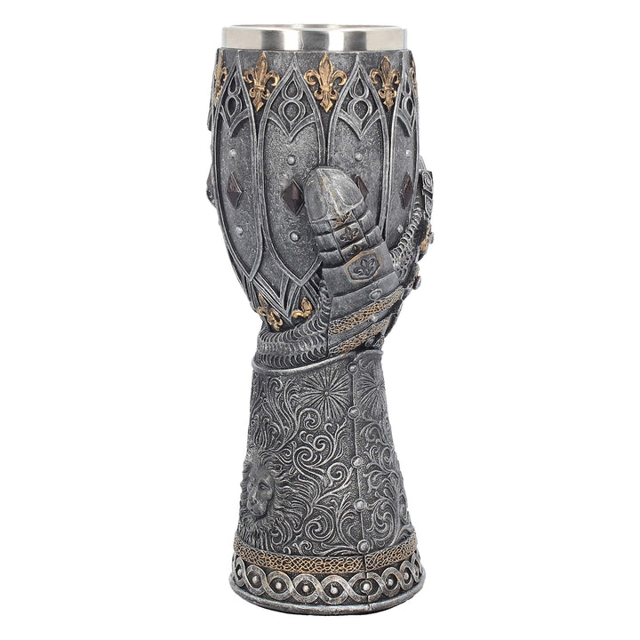 Medieval Lion Heart Gauntlet Armour Goblet