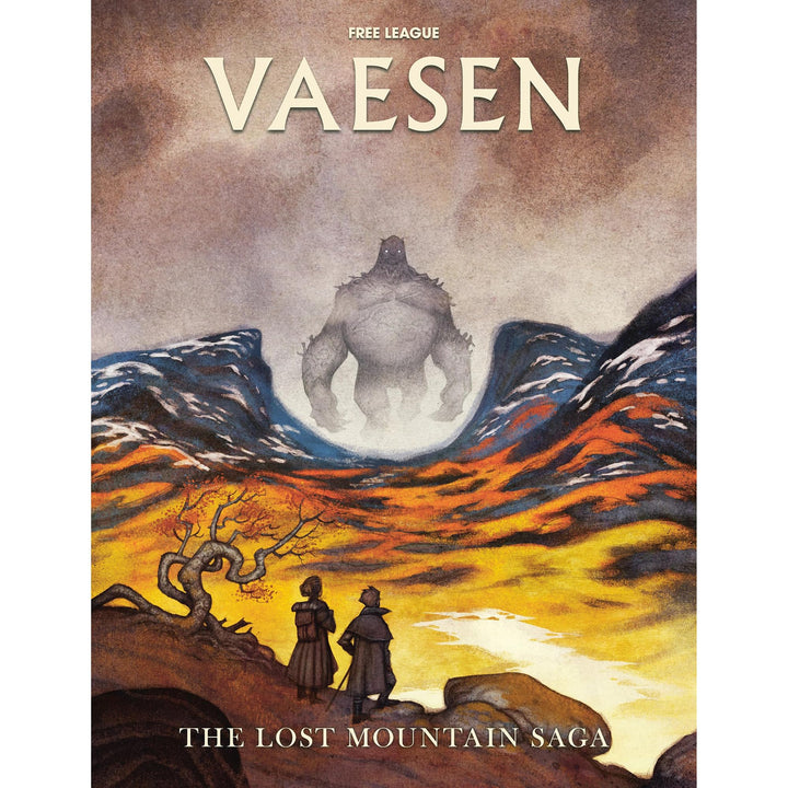 Free League Publishing Vaesen: Lost Mountain Saga - Hardback RPG Book, Nordic Horror Roleplaying, 5 Mysteries, Adventure Module, Free League Publishing