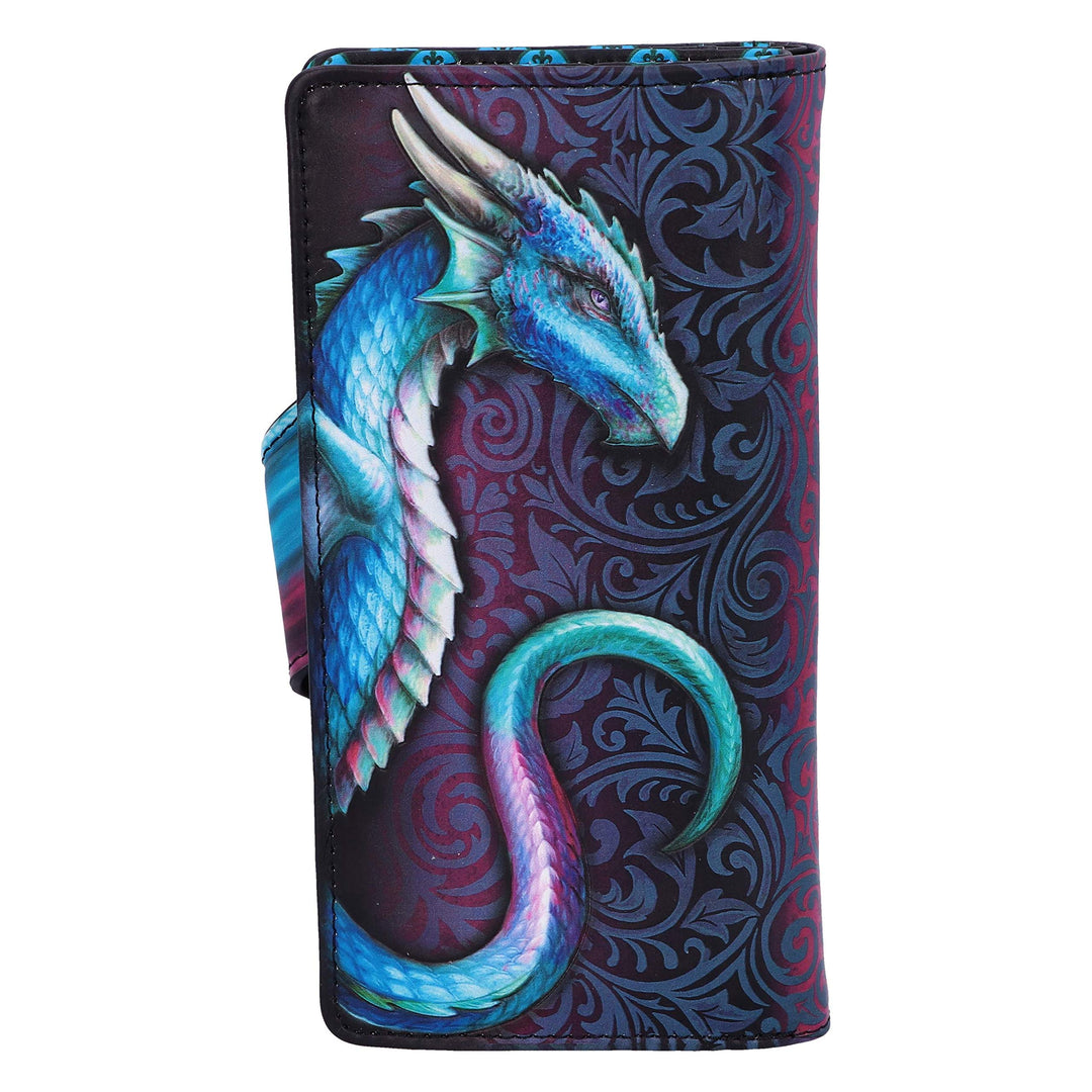Take Flight Purse Blue Dragon Wallet Embossed 18.5cm
