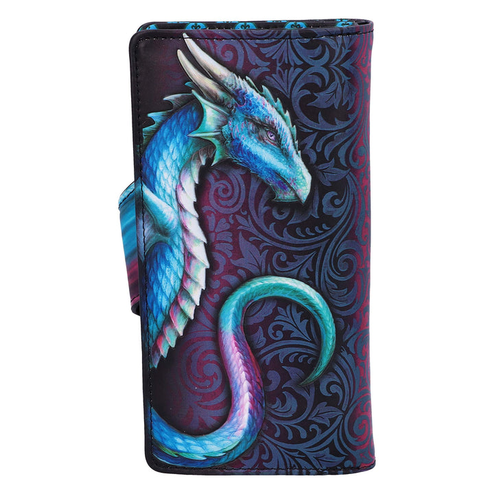 Take Flight Purse Blue Dragon Wallet Embossed 18.5cm