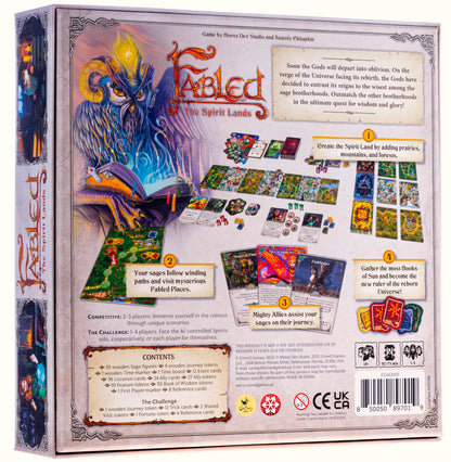 Fabled: The Spirit Lands | 1-5 Players | Ages 14 and up | Fantasy | Strategy | Average Playtime 40-75 min 2