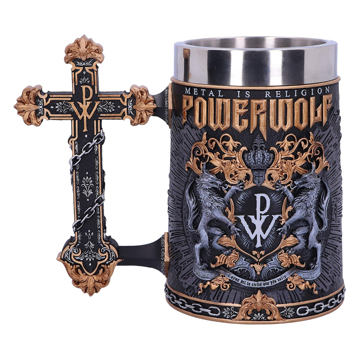 Powerwolf Metal is Religion Rock Band Tankard 15.5cm Officially Licensed 4