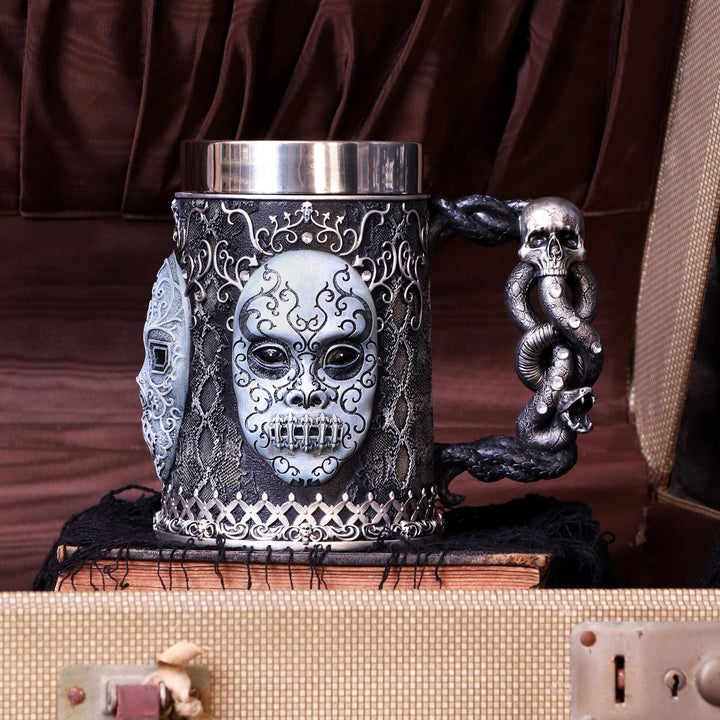 Harry Potter Death Eater Mask Voldemort Collectible Tankard