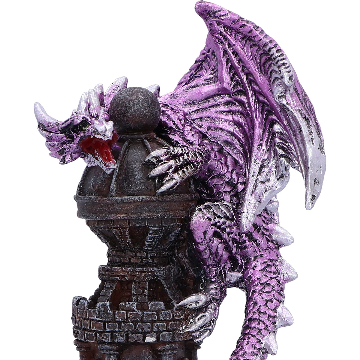 Guardian of the Tower Purple Dragon Figurine 17.7cm 6